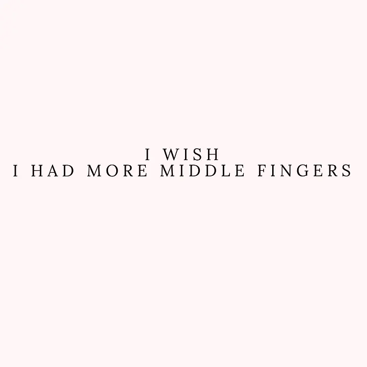Middle fingers - Master